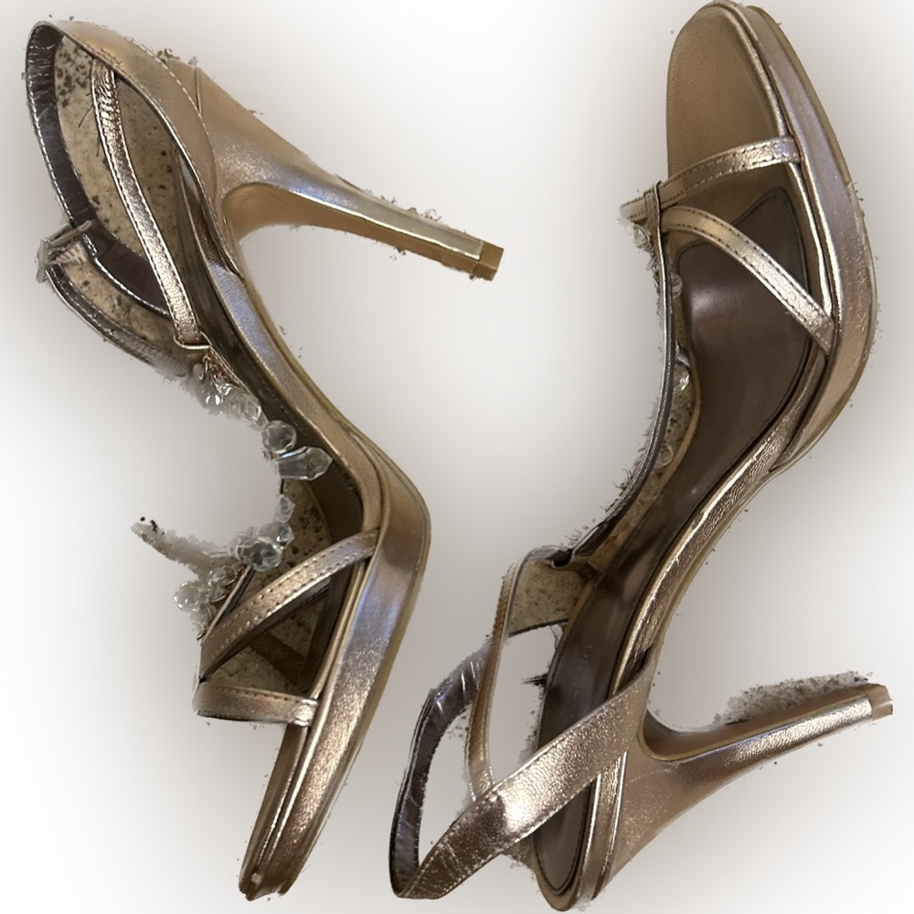 Calvin Klein Beaded Heels size 71/2